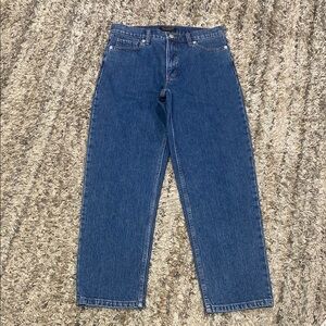 NWT banana republic high rise, straight fit medium wash jeans size 6 petite